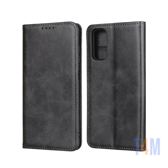 CAPA FLIP DE COURO COM BOLSO INTERNO PARA SAMSUNG GALAXY A33 5G PRETO